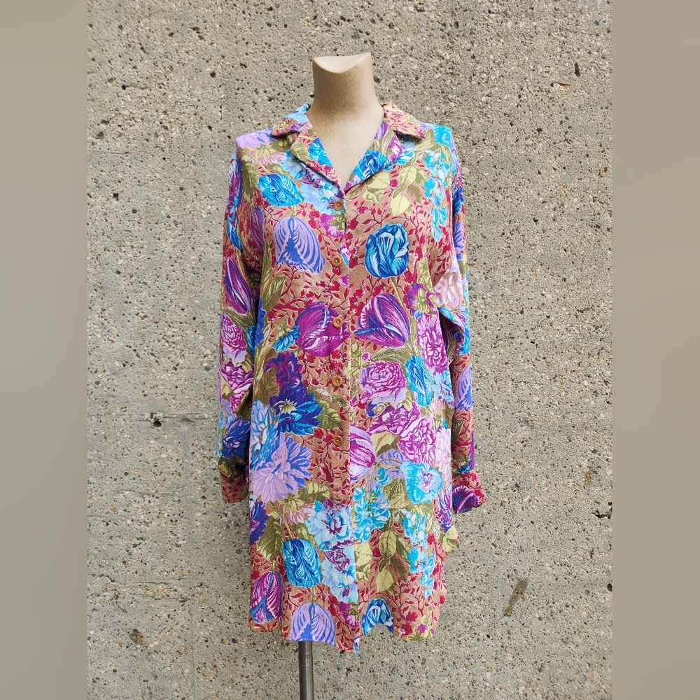 vintage KENZO floral blouse